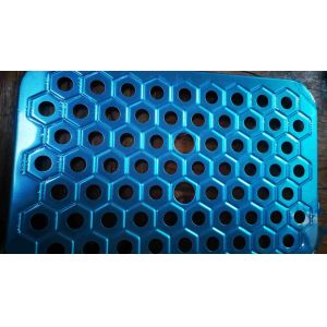 Manufacturers supply punching iron plate galvanized hexagonal punching mesh