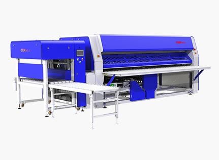 High speed flatwork folder, up to 60 meters per minute and can fold 1200 piece