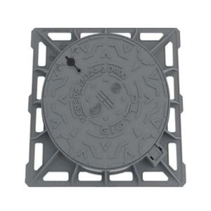 China ODM Metal Manhole Cover EN124 D400 Ductile Iron GJS-500-7 - EN 1563 Municipal Construction on sale