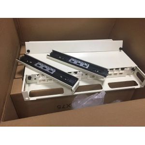 ODF Fiber Optic Patch Panel 1U 24 Ports Sliding Type With Front Dust Cover
