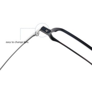 Al Mg Alloy Titanium Frame Glasses Ultra Light Non Prescription