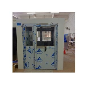 LED Light Customized Air Shower Tunnel With Interlock System And HEPA Filter