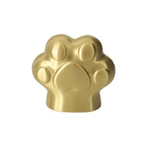 China Brass Solid Cat Paw Cabinet Drawer Handle And Knob Wardrobe Pulls on sale