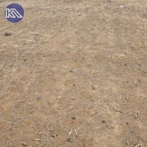 Inconspicuous Non-Explosive Steel Wire Barriers Tank Track Winding Metal Wire