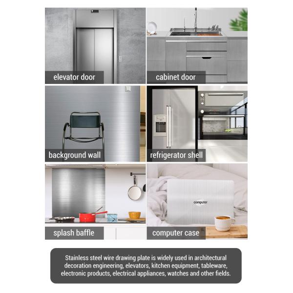 HL Decorative Stainless Steel Sheet Cold Rolled For Construction