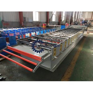 PLC Control 380V 50HZ Metal Roof Making Machine With 24 Months Warranty