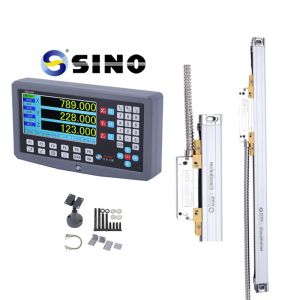 Cheap SDS2-3VA-Dro High-Resolution Digital Readout Display And SINO Enclosed Grating Ruler In Various Metal Processing for sale