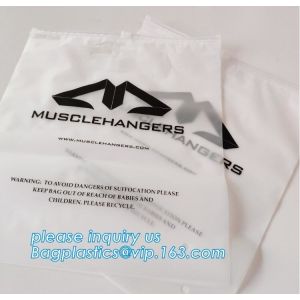 Custom Print Soft Matte CPE Swimwear Clothes Package Slider Zipper Wet Bag,Eco