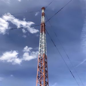 Radio 4g 5g Isp Carbon Steel Communication Lattice Guy Mast Tower Triangular