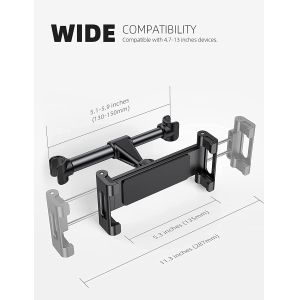 Anti Friction 360 Degree Rotary Car Headrest Mount For Nintendo Switch