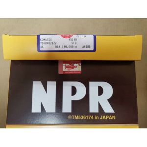 China Durable Ring Structure NPR Piston Rings With KOMATSU 6D140 YDK04028ZZ 6211-31-2031 on sale