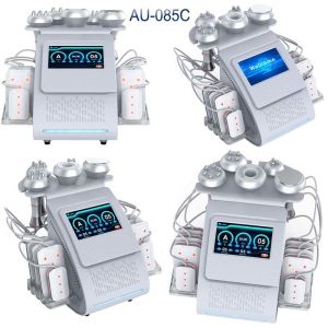 80k 6 In 1 Ultrasonic Lipo Vacuum Cavitation RF Machine For Weight Loss 8pcs