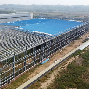 Prefab Steel Structure Building for Electronic Factory with Sandwich Panels