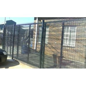 Cheap Powder Spray 4mm wire diameter ClearVu 358 mesh fence for sale