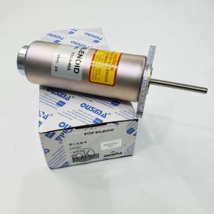China OUSIMA 110-6465 1106465 24V Flame out Solenoid Stop Solenoid Cut off Solenoid For  Excavator Part on sale