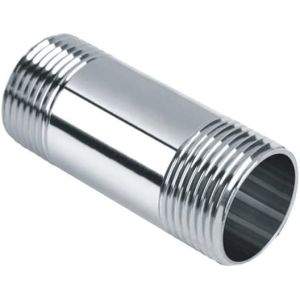 1'' NPT x 1/2'' NPT Male Threaded Stainless Steel Pipe Fittings 8'' Nipple Cast