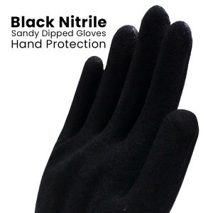 Versatile 18 Gauge Cut Resistant Work Gloves Nitrile Coating Touchscreen Safety