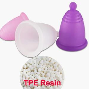China Menstrual Cup Thermoplastic Polyester Elastomer TPE Pellets Adult Toys Material on sale