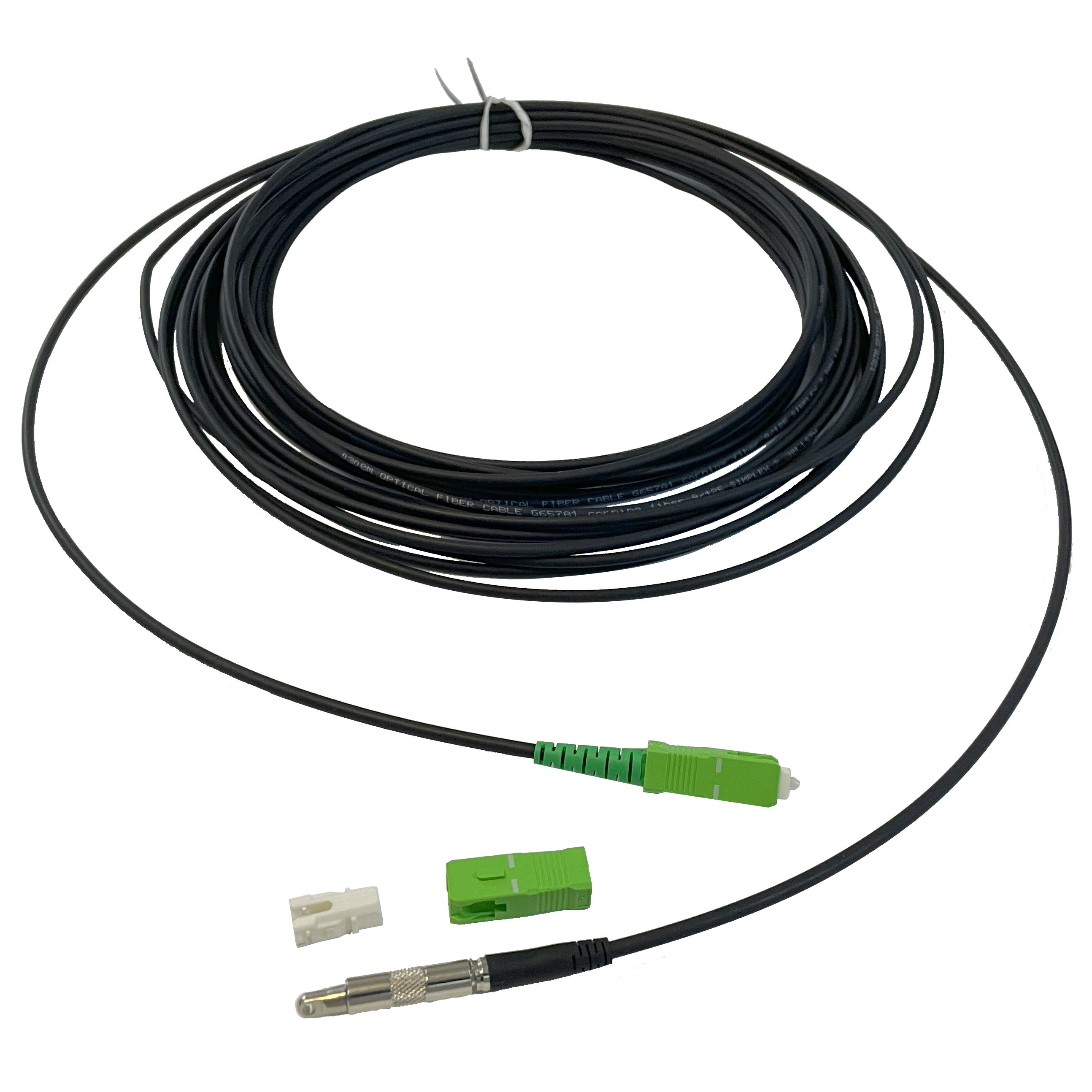 FTTH MTC/SC-SC/APC Pre-connectorized Push and Pull Drop Rush Cable Through Wall/conduit