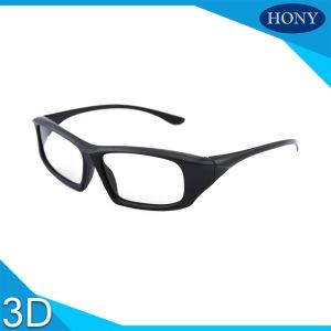 Cheap Adult Linear Polarized 3D Glasses With 0.18mm PET Lens for sale