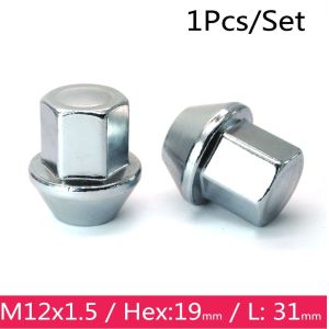 Durable Acorn Wheel Lug Nuts HEX19 Mm Taper Seat ISO9000 Certification