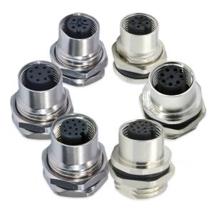 M12 Waterproof Connector 3-17 Pin Male Female IP67 IP68 DIN