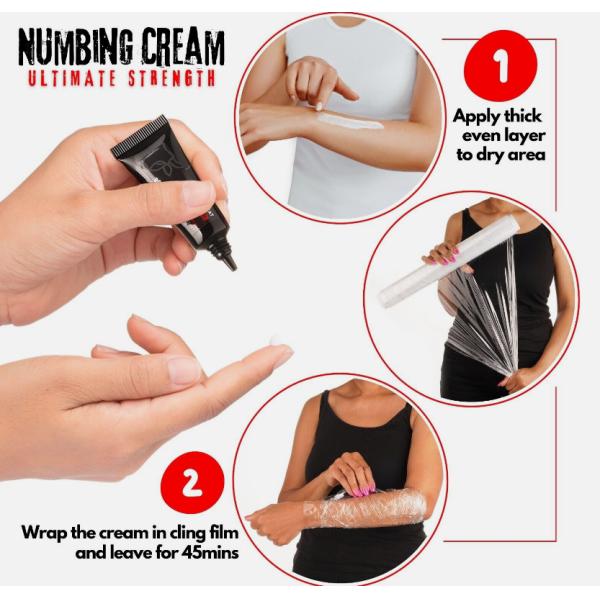 TATTEASE Pain Stop Cream 10g Longest Lasting Tattoo Numbing Cream