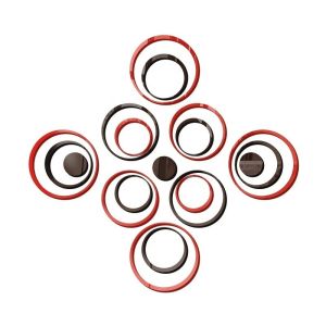 China Home Decorations.Gifts Circular Acrylic Three-dimensional Mirror Wall Stickers for Living Room Bedroom TV Background Wall on sale