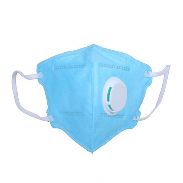 Blue Color Foldable Ffp2 Mask Personal Care For Milling Work / Construction