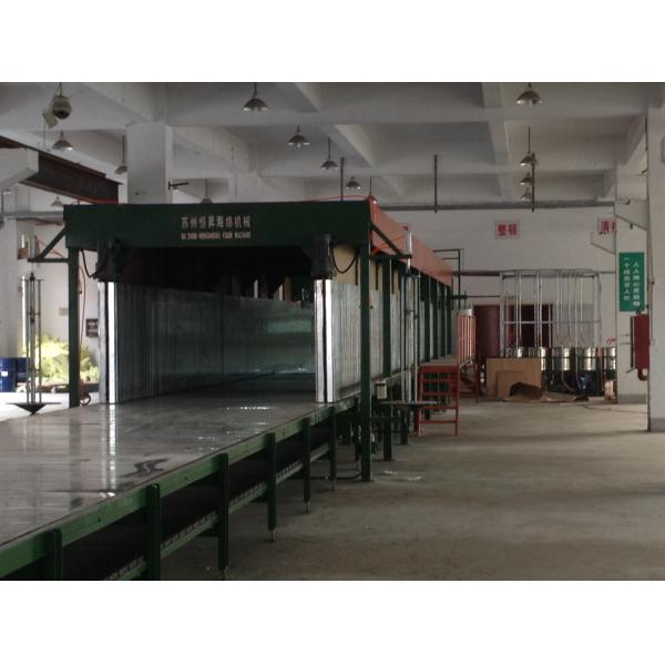 Horizontal Foam Production Line For Sponge Making Standard Fully Automatic
