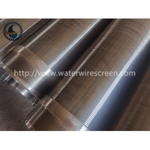 China 8-5/8 Ss Sand Control 219mm Johnson Wire Screen Filter Pipe For Oil Well on sale