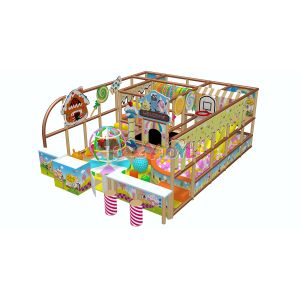 Candy Themed Developmental Playground Durable Indoor Equipment For Physical And