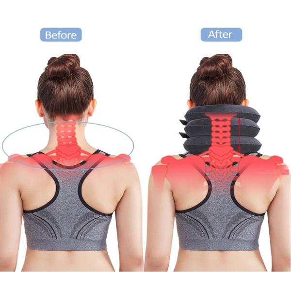 Portable Lightweight Inflatable Cervical Neck Stretcher Traction Device U- Shape