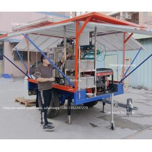 Solar Powered Water Purifier Machine Seawater To Drinking Water Machine