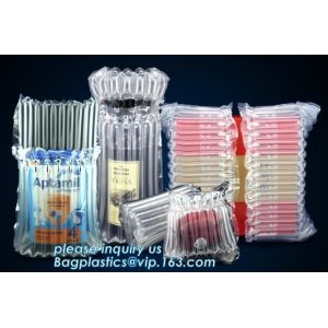 China fragile protective air column bag rolls, Air Pillow Bags Wrapping, Inflatable Air Cushioning Film, air cushion bubble fi on sale