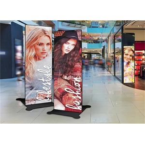 Floor Standing LED Retail Poster Display Panel Full Colour P3 Epistar Chip