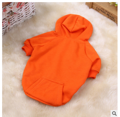 Multi-color dog clothes withe pocket sports sweater winter pets clothes