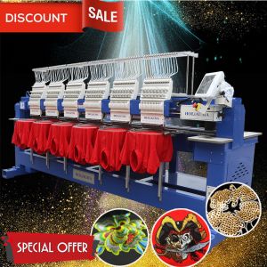 HO1506H holiauma embroidery machine 400*450mm 15 needles cap t-shirt flat 3d