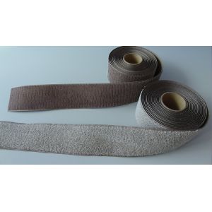 Anti Electromagnetic Radiation Industrial Hook And Loop Tape With Chestnut Color