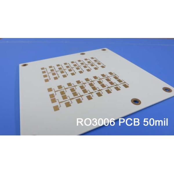 Rogers RO3006 RF Printed Circuit Board 2-Layer Rogers 3006 50mil 1.27mm Microwave PCB with Immersion Gold