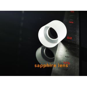 C plane polished Sapphire Optical Windows Cylinder Rod Lens