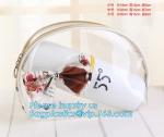 Girl Glitter PVC Fashion Cosmetic Bag, portable travel makeup bag cases bulk