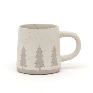 Cheap Christmas Coffee Mug Ceramic Stoneware Mugs Gift Ceramic Mug With 3D Silk Print for sale