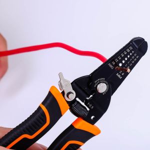 175mm Multi Purpose Wire Strippers Cable Stripping Tool With Safety Locker And