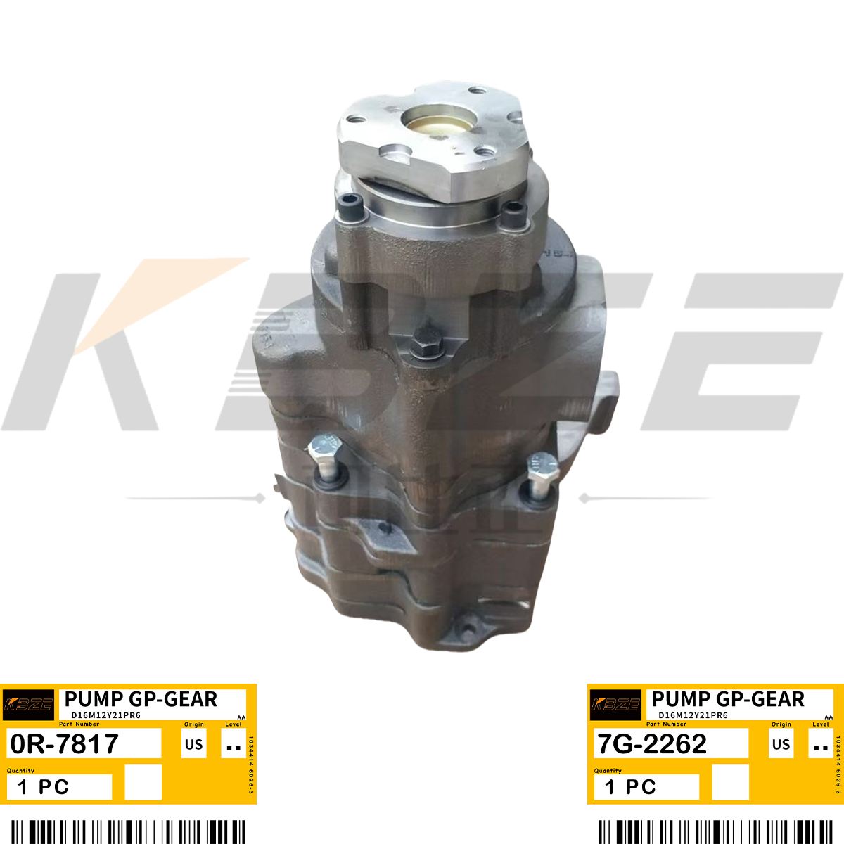 KBZE 0R7817 7G2262 CAT D8L D9N D10N DOZER HYDRAULIC GEAR PUMP