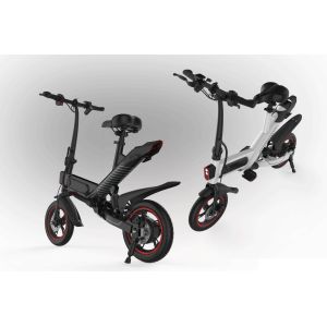 China Portable Collapsible Electric Bike , Folding Electric Bicycle With Disc Break System on sale