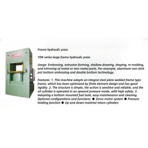 Customized New Fully Automated YDK Framework Hydraulic Press Equipment