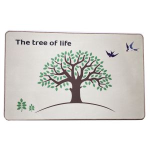 Door Mat Suede Fabric Door Floor Mat HEATER Bath Mat With No Slip Rubber Backed