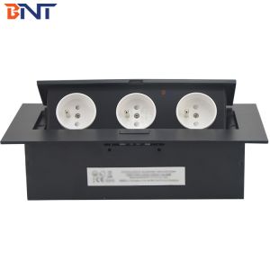available customized with three french power for office room table pop up socket