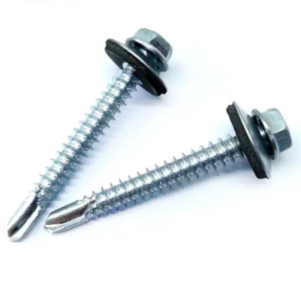 2205 2507 Super Duplex Hex Flange Head Self Drilling Screw High Quality Roofing